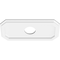 Ekena Millwork Emerald Architectural Grade PVC Ceiling Medallion, 16"W x 8"H x 3"ID x 5 1/2"C x 1"P, One-Piece CMP16X8ED-03000 - alternate 4